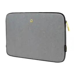 DICOTA Skin FLOW - Housse d'ordinateur portable - 15" - 15.6" - gris, jaune (D31746)_1